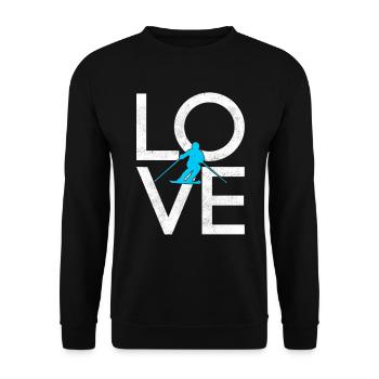 Ski - Sweat-shirt Unisexe - noir - Devant - Alina (178cm) & Michal (187cm)