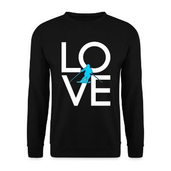 Ski - Sweat-shirt Unisexe - noir - Devant - Alina (178cm) & Michal (187cm)