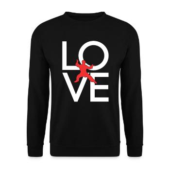 Arts martiaux - Sweat-shirt Unisexe - noir - Devant - Alina (178cm) & Michal (187cm)