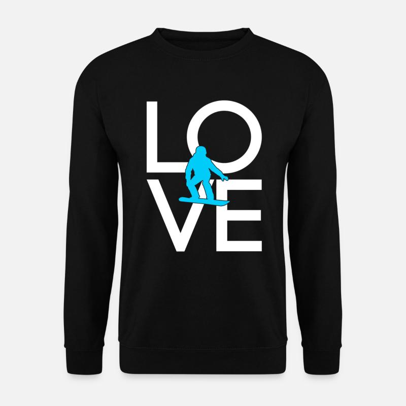 Snowboard - Sweat-shirt Unisexe - noir