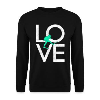 Plonger - Sweat-shirt Unisexe - noir - Devant - Alina (178cm) & Michal (187cm)