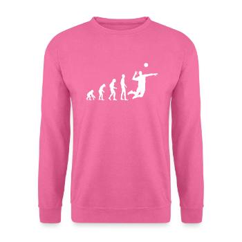 Volleyball Evolution - Unisex Pullover - Pink - Vorne