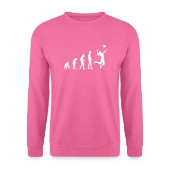 Volleyball Evolution - Unisex Pullover - Pink - Vorne