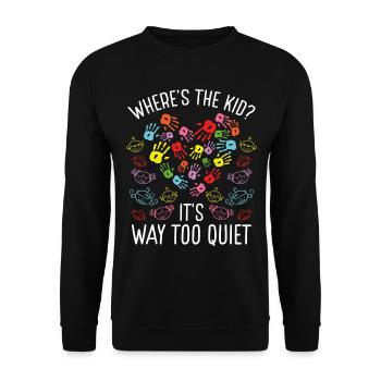 Daycare Provider Director Childcare Teacher - Unisex Sweatshirt - black - Front - Alina (178cm) & Michal (187cm)