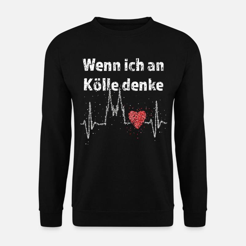 Köln Kölner Dom Kölnerin Cologne Kölle Kölsch - Unisex Pullover - Schwarz