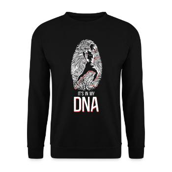 Running Runner Half Marathon - Unisex Sweatshirt - black - Front - Alina (178cm) & Michal (187cm)