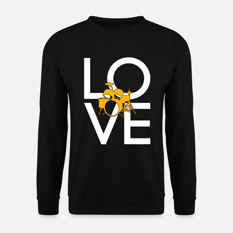 Schlagzeug - Unisex Pullover - Schwarz