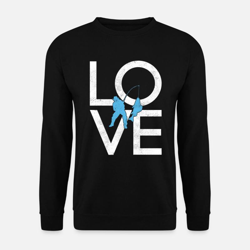 Pêche - Sweat-shirt Unisexe - noir