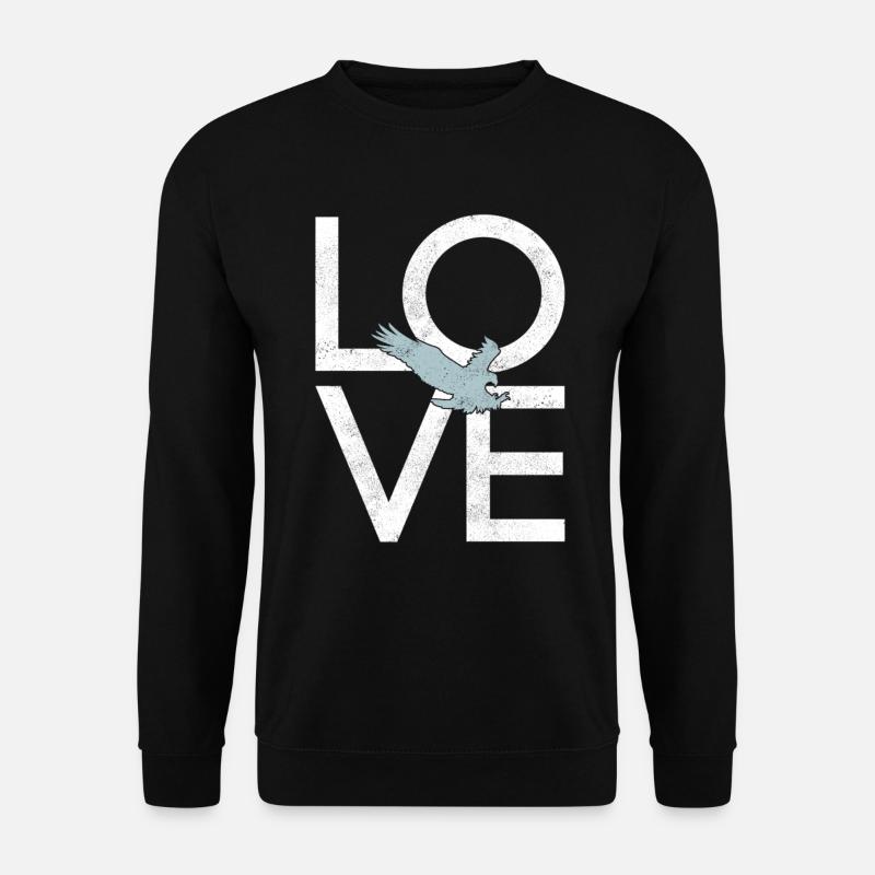 Adler - Unisex Pullover - Schwarz