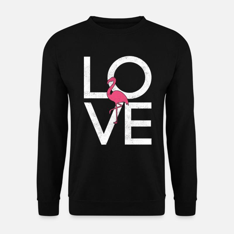 Flamingo - Unisex Sweatshirt - black