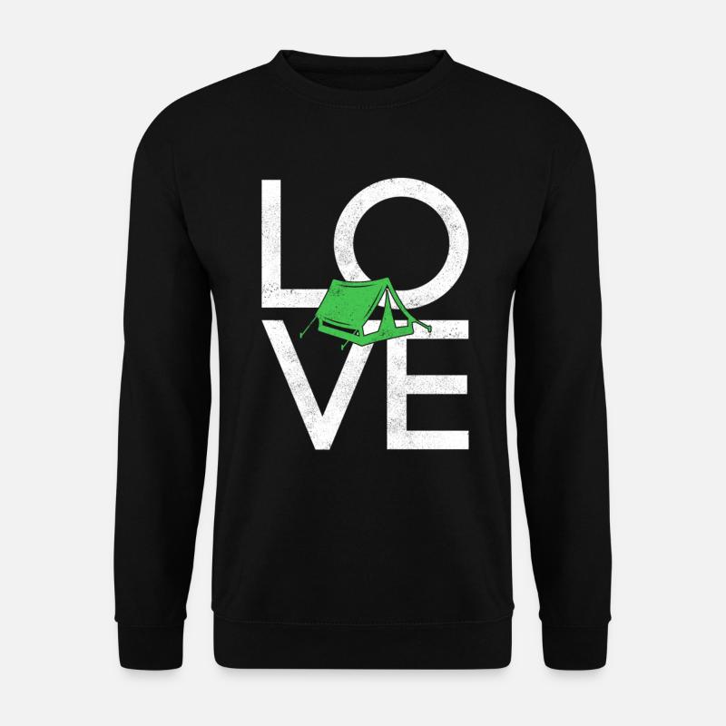 Camping - Unisex Sweatshirt - black