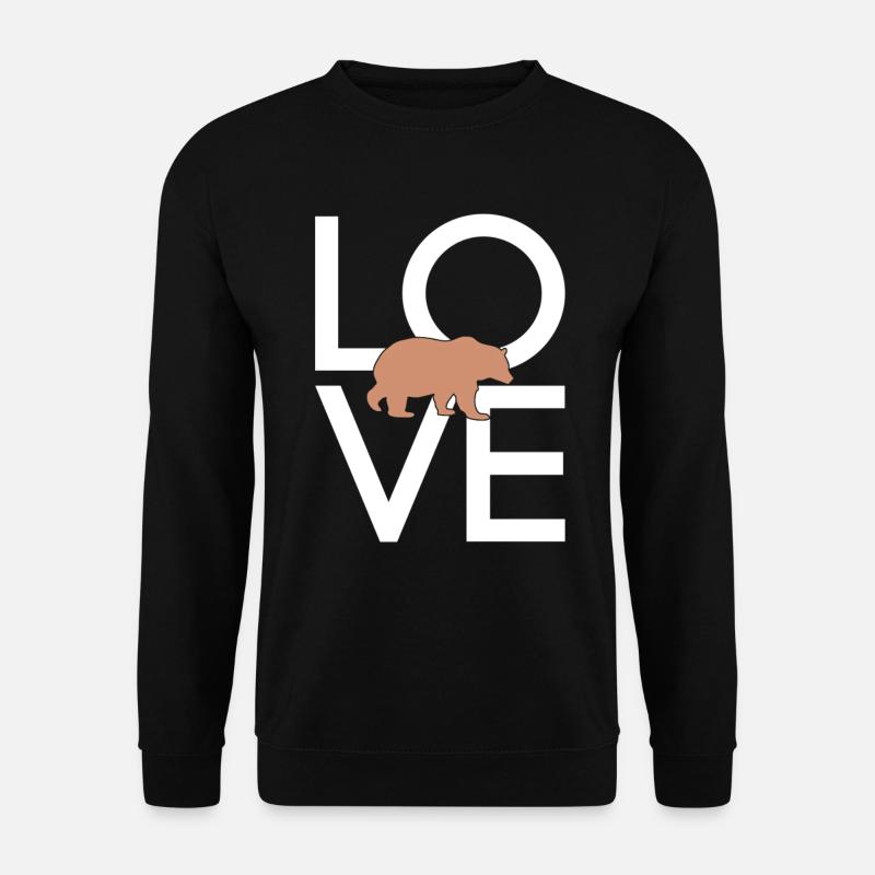 Ours - Sweat-shirt Unisexe - noir
