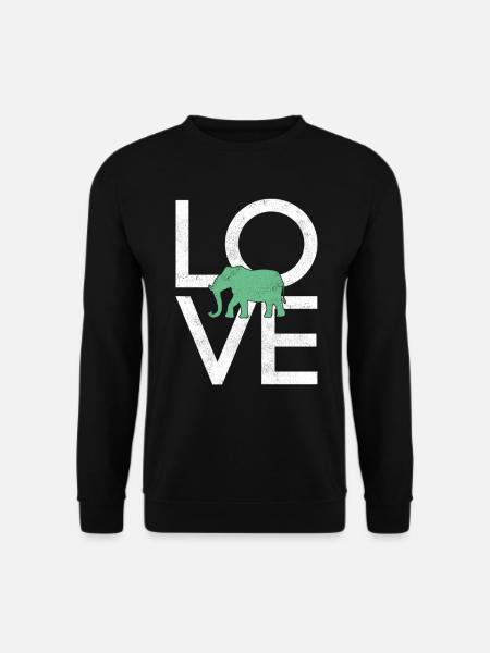 Elephant - Unisex Sweatshirt - black