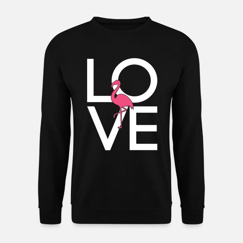 Flamingo - Unisex Sweatshirt - black