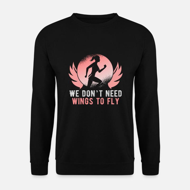 Running Marathon Runner Running - Sweat-shirt Unisexe - noir