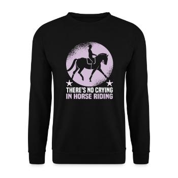 Design équestre et équestre pour les amoureux des chevaux - Sweat-shirt Unisexe - noir - Devant - Alina (178cm) & Michal (187cm)
