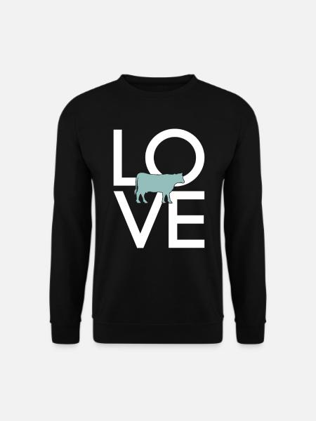 Vache - Sweat-shirt Unisexe - noir