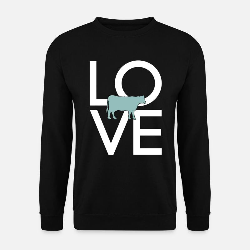 Cow - Unisex Sweatshirt - black