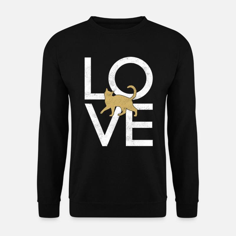 Chat - Sweat-shirt Unisexe - noir