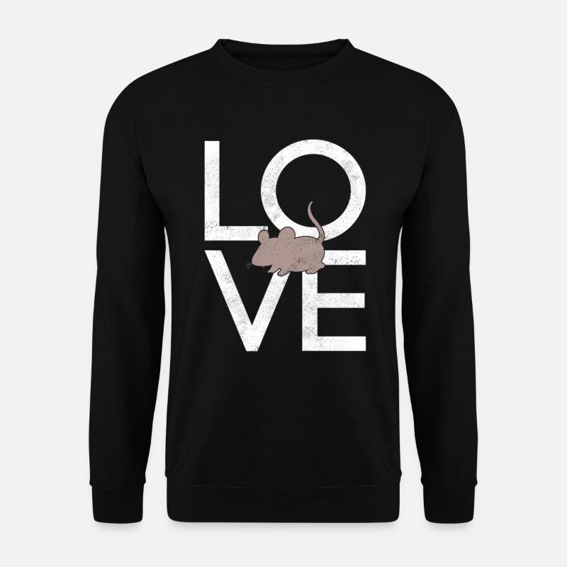 Maus - Unisex Pullover - Schwarz