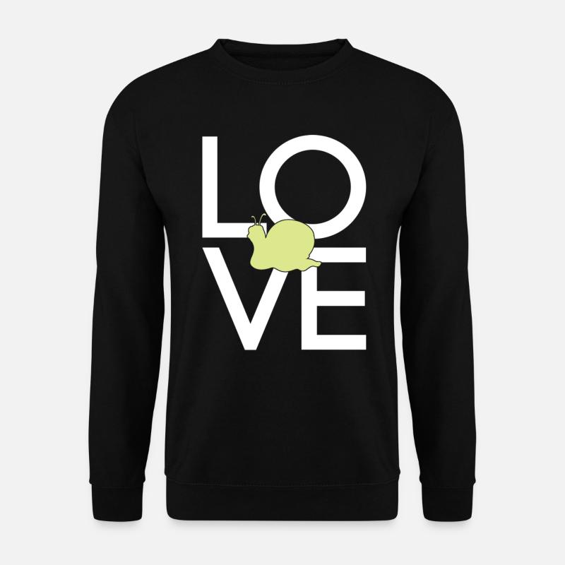 Schnecke - Unisex Pullover - Schwarz