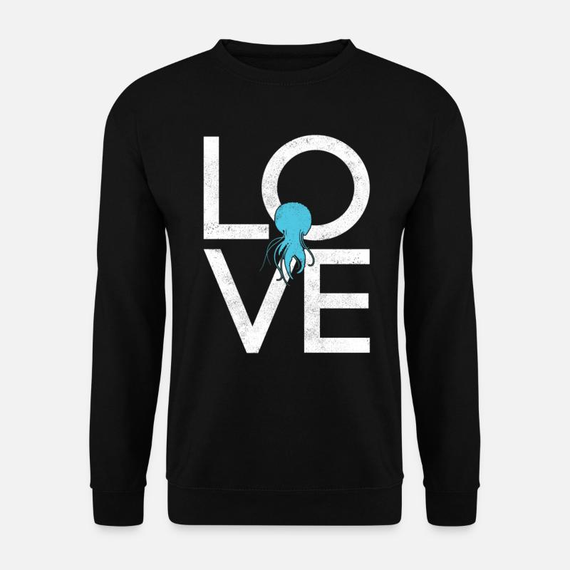 Qualle - Unisex Pullover - Schwarz