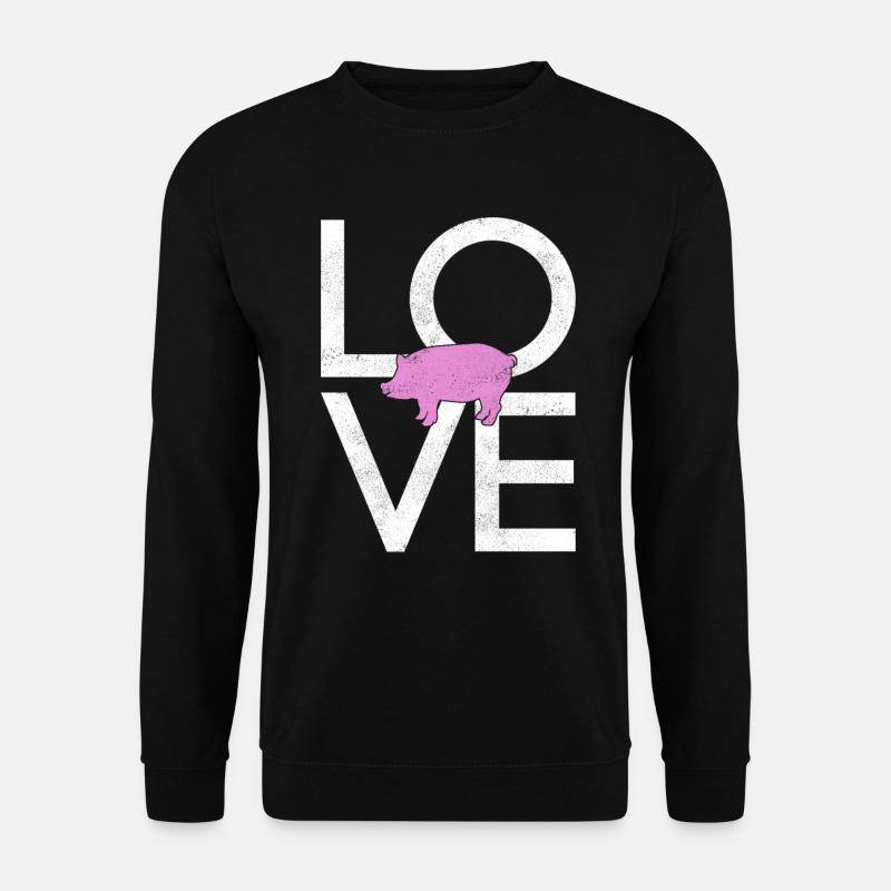 Schwein - Unisex Pullover - Schwarz