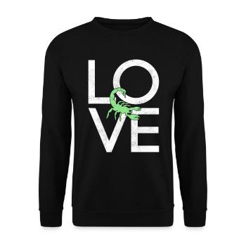 Scorpion - Unisex Sweatshirt - black - Front - Alina (178cm) & Michal (187cm)