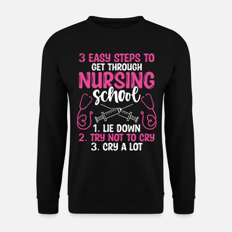 Nursing Student Cardiac Nurse Apprentice - Unisex Pullover - Schwarz