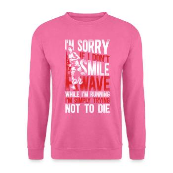 Running Runner Half Marathon - Unisex Sweatshirt - pink - Front
