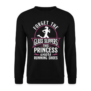 Running Runner Semi-Marathon Fille - Sweat-shirt Unisexe - noir - Devant - Alina (178cm) & Michal (187cm)