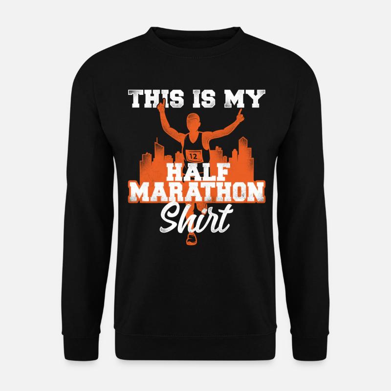 Running Runner Semi-Marathon - Sweat-shirt Unisexe - noir