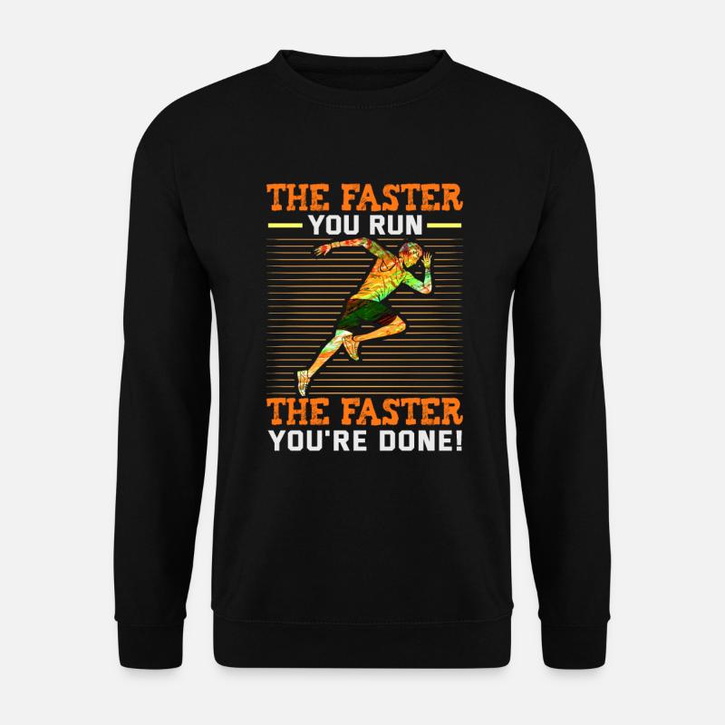 Running Marathon Runner Running - Sweat-shirt Unisexe - noir