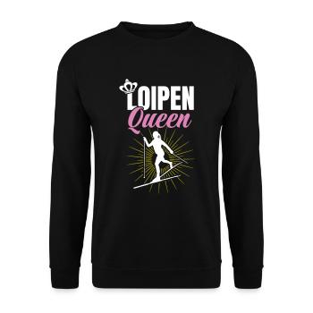 Skieurs de fond biathlon de fond - Sweat-shirt Unisexe - noir - Devant - Alina (178cm) & Michal (187cm)