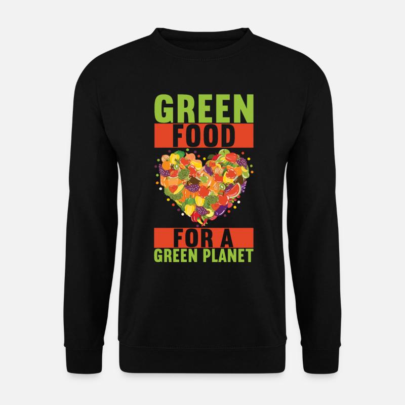 Vegan Vegetarier - Unisex Pullover - Schwarz