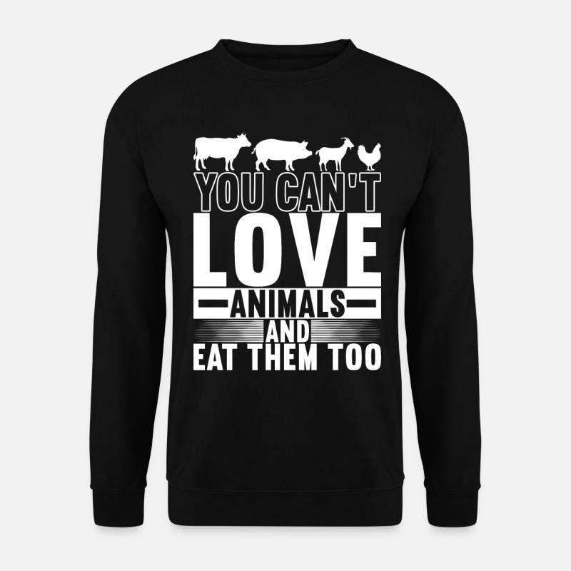 Vegan Vegetarians - Unisex Sweatshirt - black