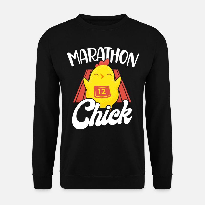 Running Runner Half Marathon - Unisex Sweatshirt - black