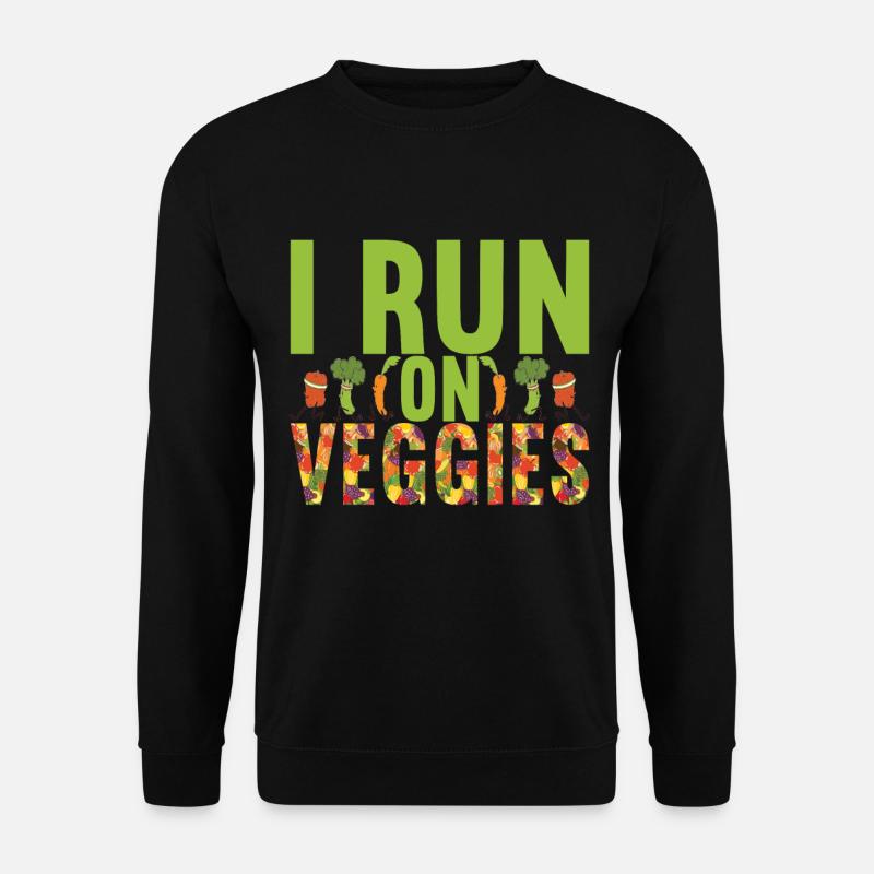 Vegan Vegetarier - Unisex Pullover - Schwarz