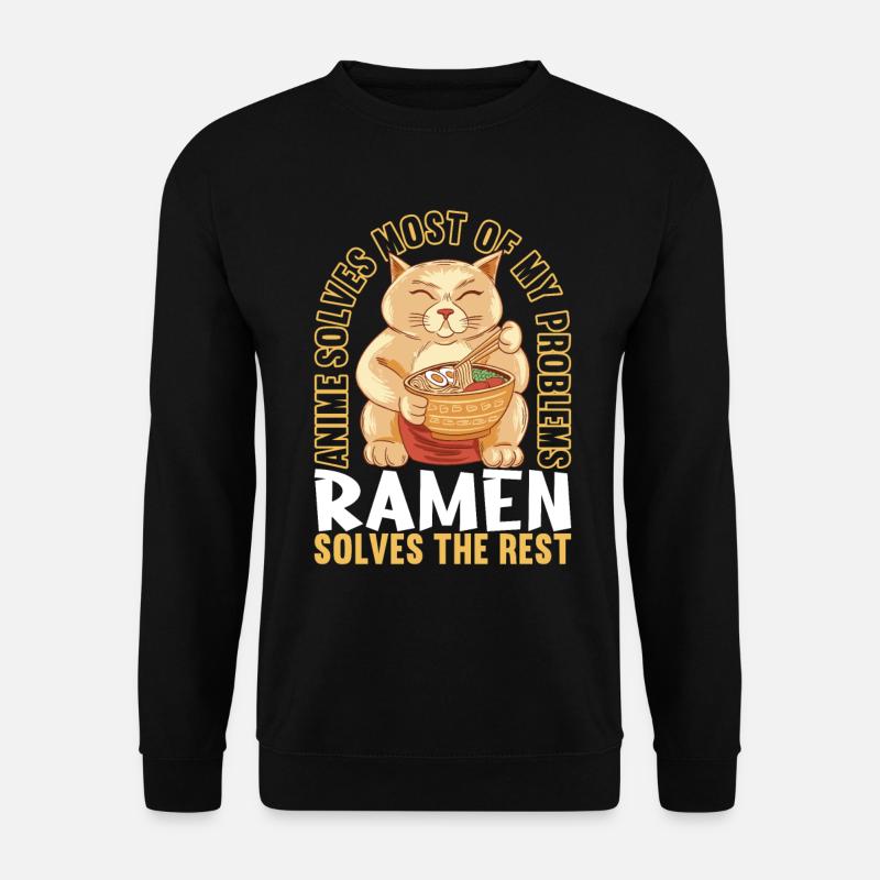 Anime Manga Ramen - Unisex Sweatshirt - black