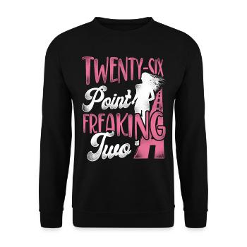Running Runner Semi-Marathon - Sweat-shirt Unisexe - noir - Devant - Alina (178cm) & Michal (187cm)