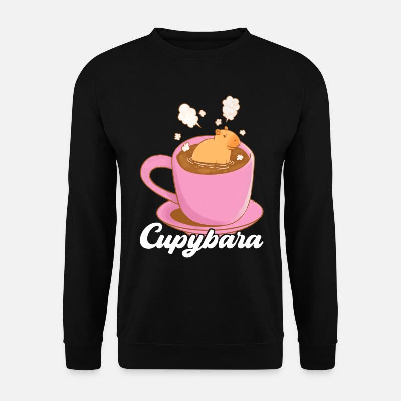 Capybara Water License - Unisex Sweatshirt - black