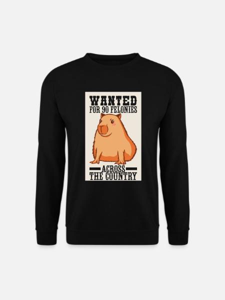 Capybara Water License - Unisex Sweatshirt - black