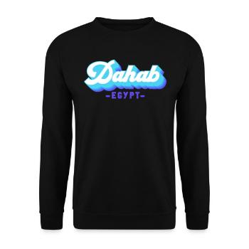 Holiday Trip Egypt Red Sea Dahab - Unisex Sweatshirt - black - Front - Alina (178cm) & Michal (187cm)