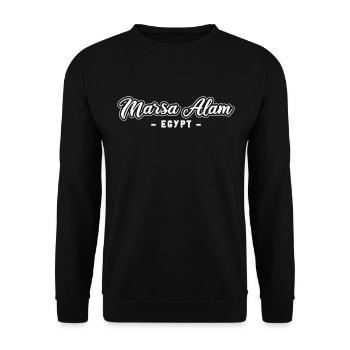 Holiday Trip Egypt Red Sea Marsa Alam - Unisex Sweatshirt - black - Front - Alina (178cm) & Michal (187cm)
