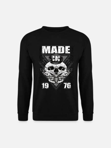 Made in 1976 Vintage Retro Limited Edition - Unisex Pullover - Schwarz