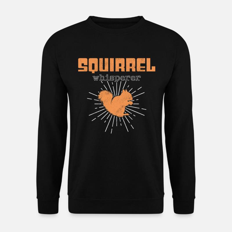 Chuchoteur d’écureuil - Sweat-shirt Unisexe - noir