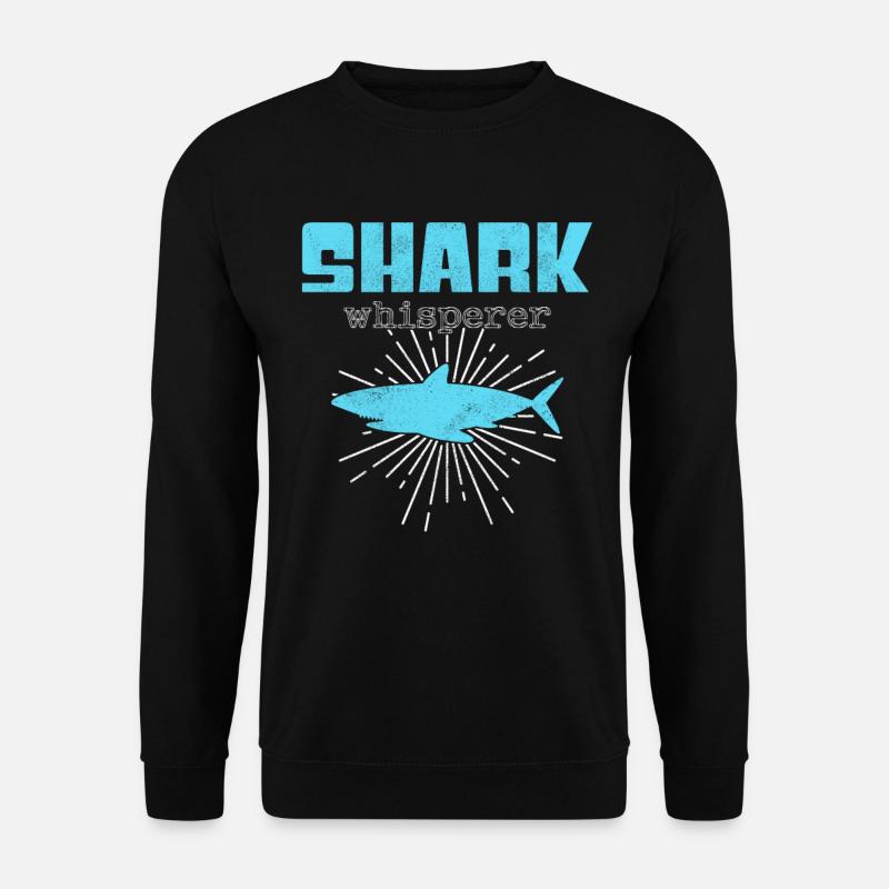 Shark Whisperer - Unisex Sweatshirt - black