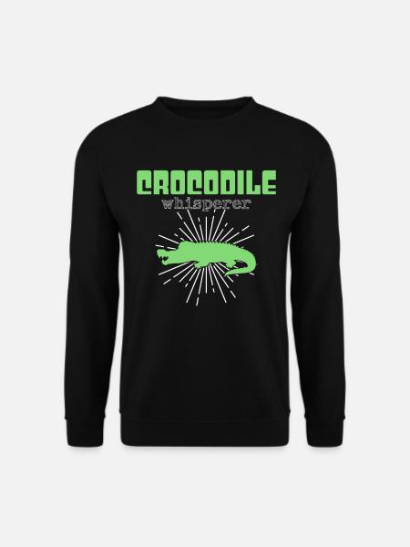 Crocodile Whisperer - Unisex Sweatshirt - black