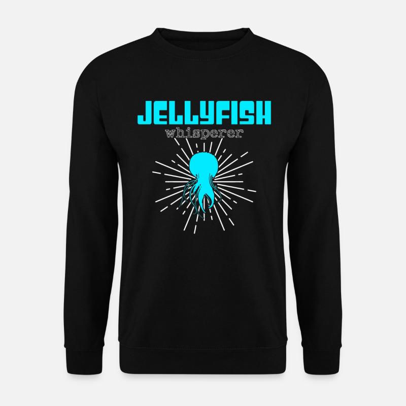 Chuchoteur de méduse - Sweat-shirt Unisexe - noir