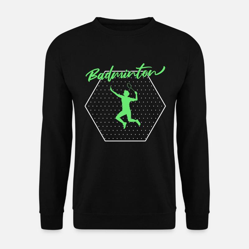 Badminton - Unisex Pullover - Schwarz